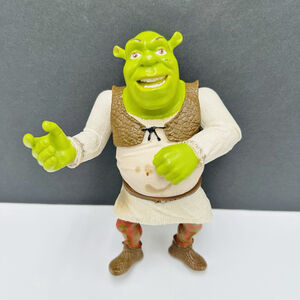 2004 Hasbro Shrek 2 Action Figure Slammin' Arm & Swamp Gas Squeeze Squeak Fart
